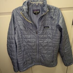 Patagonia Light Blue Quilted Jacket